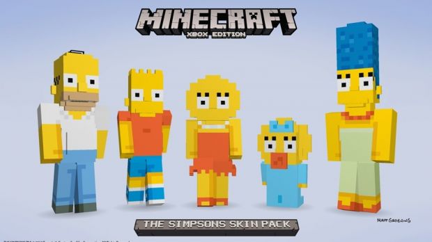 Minecraft The Simpsons Skin Pack