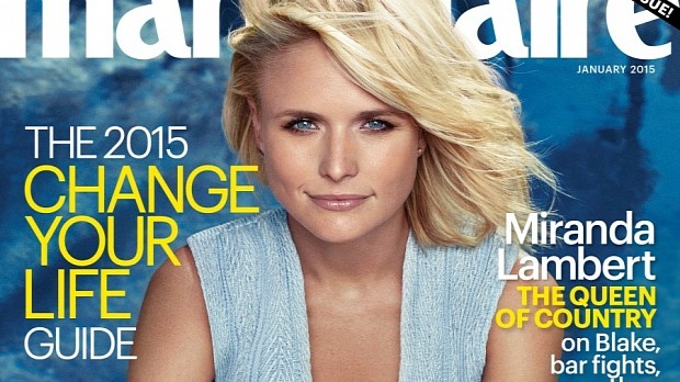 Miranda Lambert graces the cover of the latest issue of Marie Claire