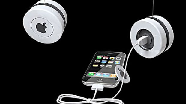 The iYo is a fun way to build up power for your iPhone or iPod