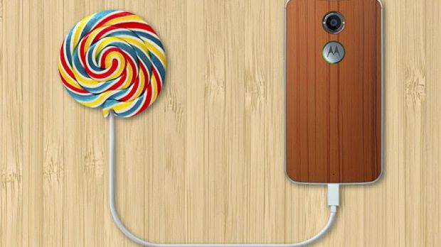 Motorola Moto X and Lollipop logo