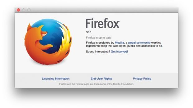 Firefox About window