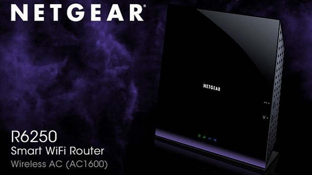 NETGEAR R6250 Smart WiFi Router - AC1600 Dual Band Gigabit