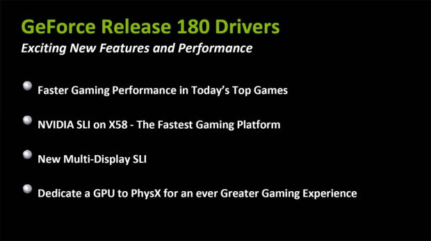 NVIDIA showcased GeForce Release 180