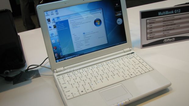 ASRock MultiBook G12, a dual-core Atom-powered notebook