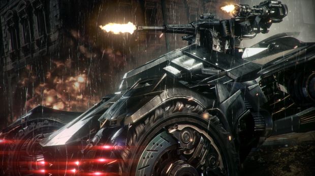 Batmobile focus for Batman: Arkham Knight