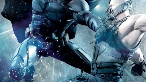 Batman and Bane duke it out in new “Dark Knight Rises” Pic
