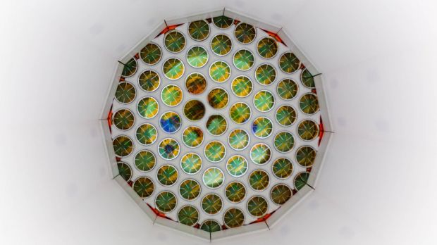 An image taken inside the LUX detector