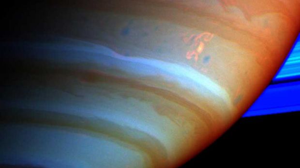 Giant storm on Saturn