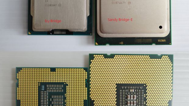 Intel Sandy Bridge-EP engineering sample CPU