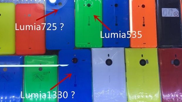 Lumia 725, 535, and 1330 spotted in new pics