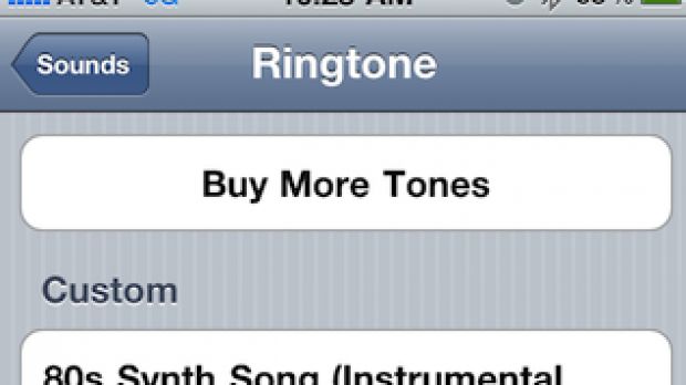 iOS 4.3 Settings app shows availability of ringtone purchases