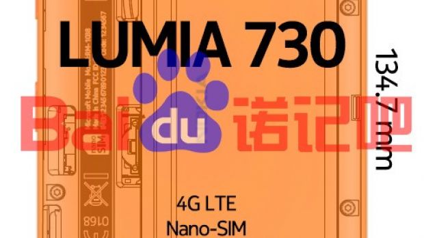 Nokia Lumia 730 Chinese certification
