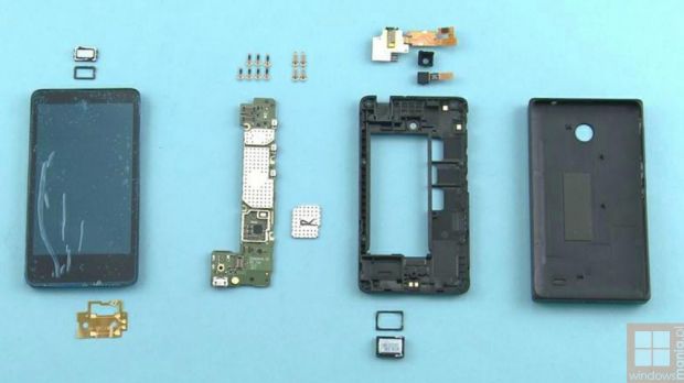 Nokia X disassembled