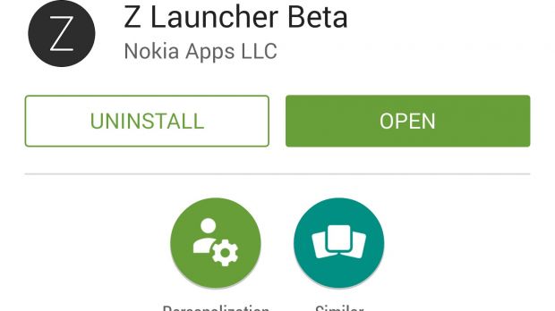 Z Launcher Beta for Android in Google Play Store