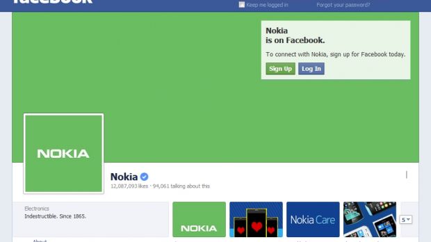 Nokia's social accounts turn green