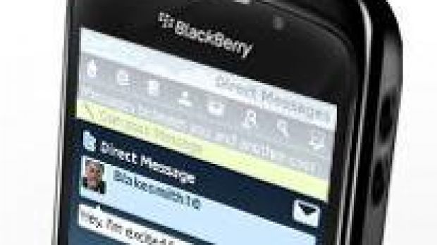 Blackberry running Twitter