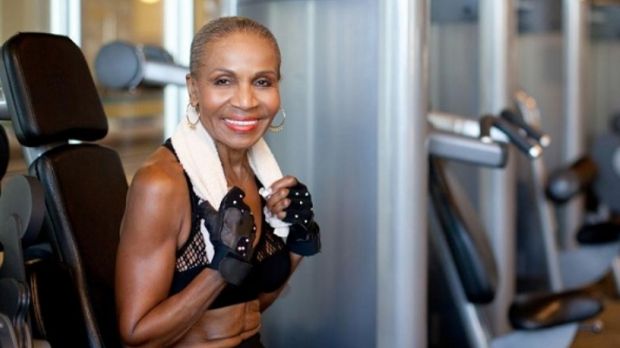 Ernestine still participates in bodybuilding competitions