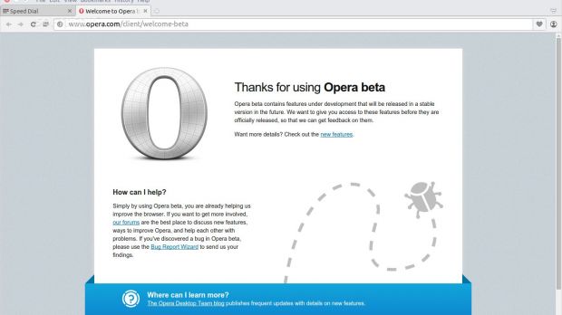 Opera 31 Beta