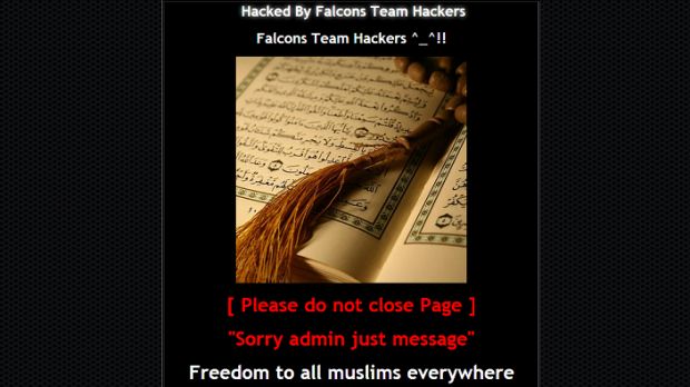 Falcons Team defacement page