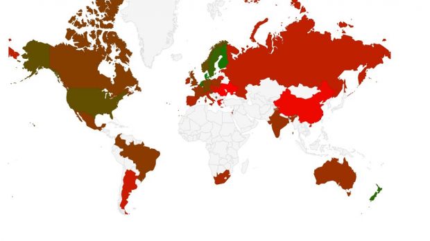 Global state of websites vulnerable to Shoplift