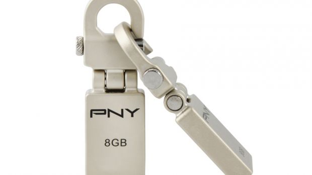 PNY Mini Hook Attaché USB 3.0 Flash Drive
