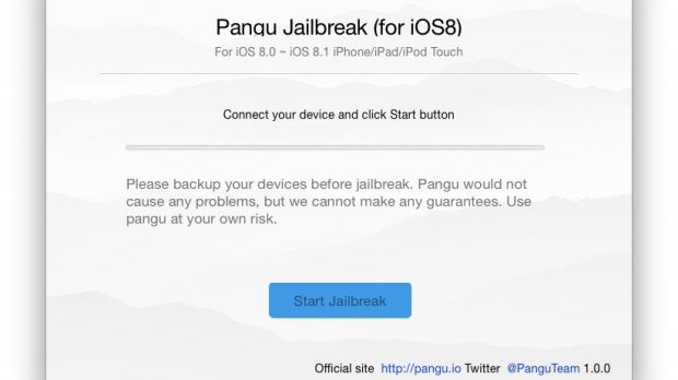 Pangu screenshot (Mac version)