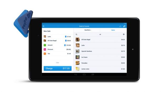 PayPal Here launches for Android tabs