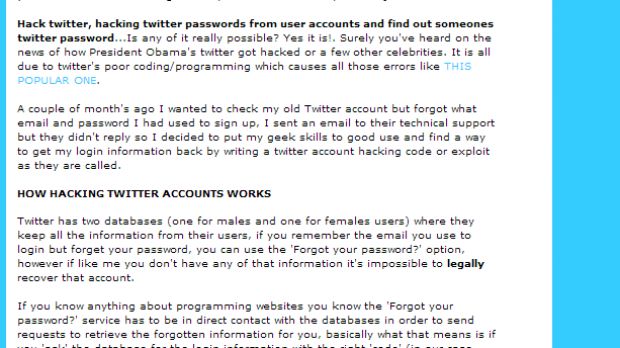 Twitter exploit offer - part 1