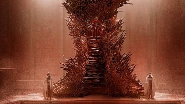 This is closer to how George R.R. Martin imagined the Iron Throne in “Game of Thrones”