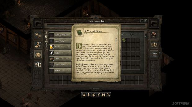 Pillars of Eternity text delivery