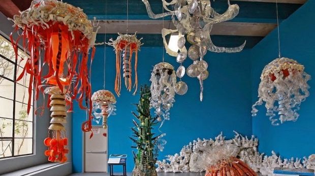 "Washed Ashore" is a project designed to raise awareness about ocean pollution