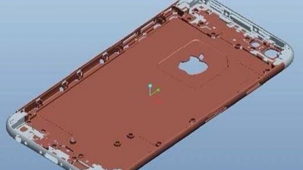 iPhone 6 rendering based on leaked blueprints/schematics