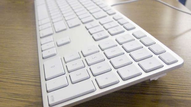 Aluminum Apple keyboard