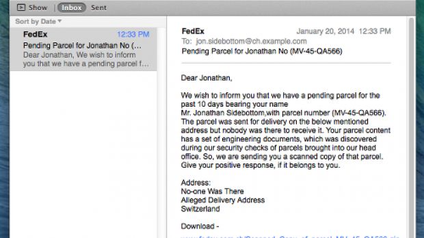 Fake FedEx email delivers Mac malware