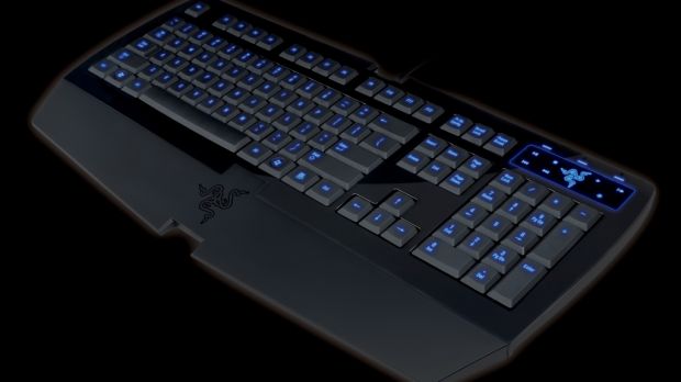 The Razer Lycosa gaming keyboard