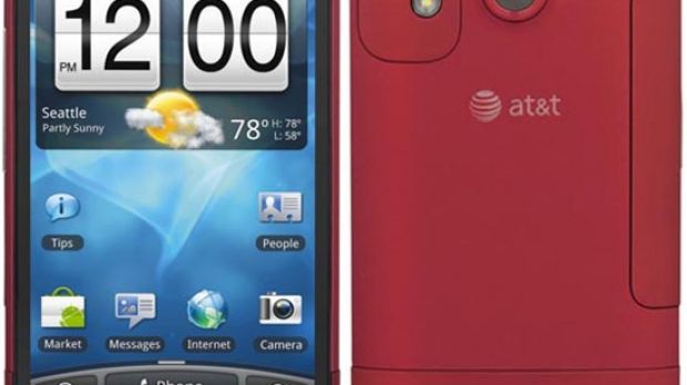 Red HTC Inspire 4G