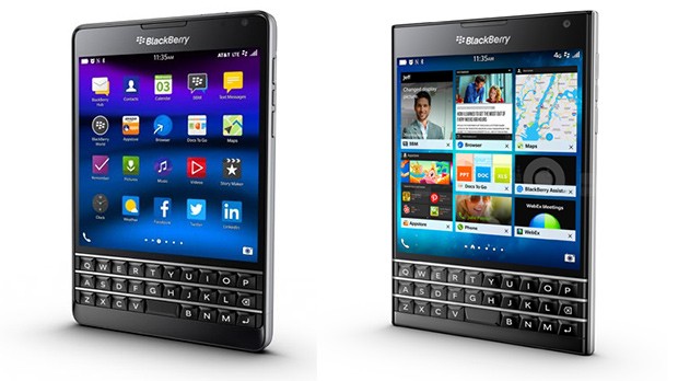 AT&T Passport versus BlackBerry Passport (front)