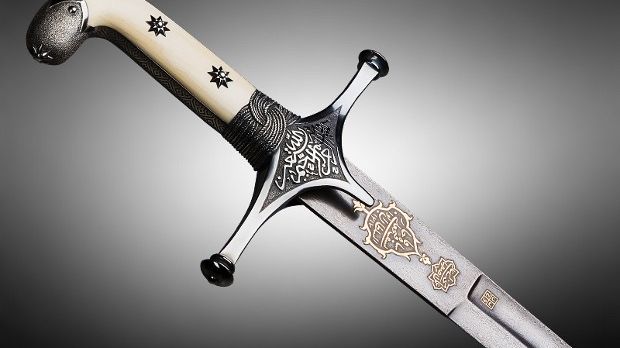 Curved single-edged swords are known as shamsheers