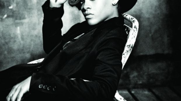 Rihanna gets really serious for new “Talk That Talk” promo shot