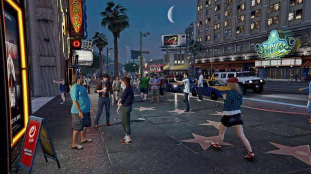 Grand Theft Auto V has improved crowds
