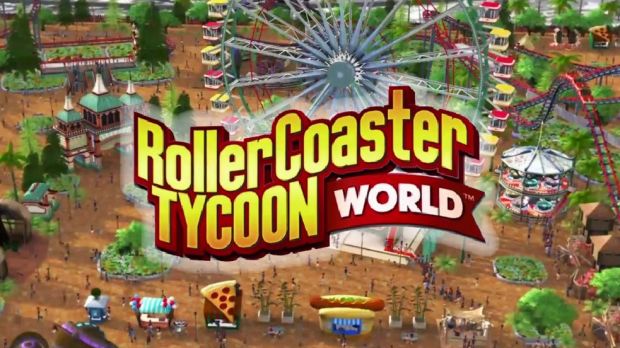 RollerCoaster Tycoon World splash screen