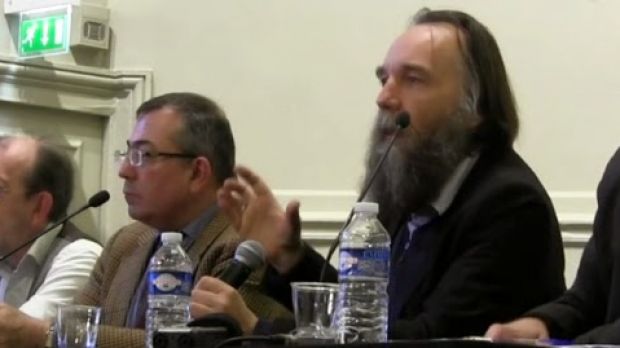 Aleksandr Dugin at Eurasian Way conference in Paris