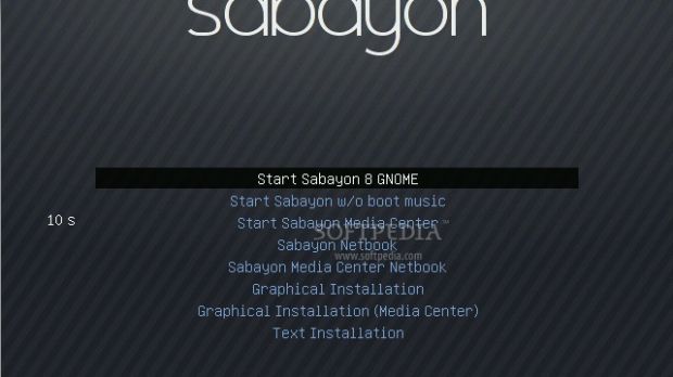 Sabayon 8 GNOME