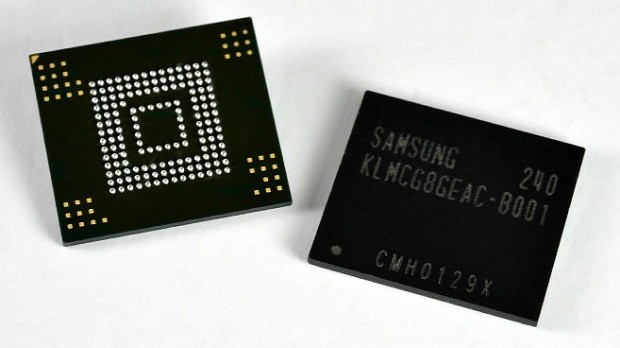 Samsung will make new SoCs as well as, eventually, storage chips (pictured)