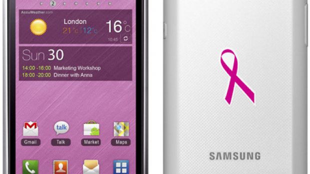Samsung Galaxy S Plus Pink Ribbon Edition