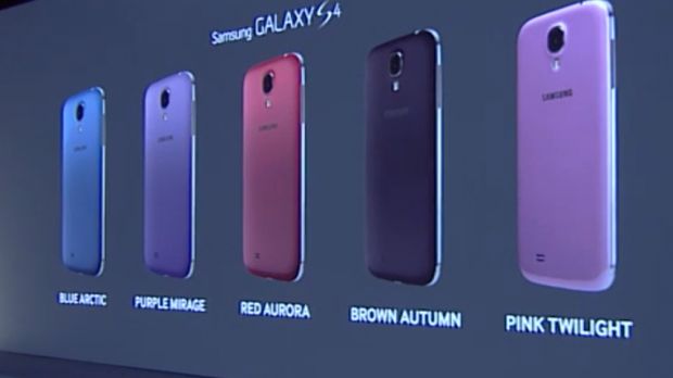 New Galaxy S4 colors