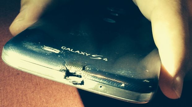 Damaged Galaxy S4