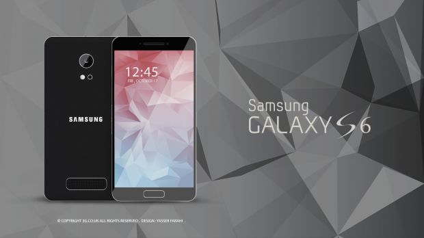 Samsung Galaxy S6 concept in black