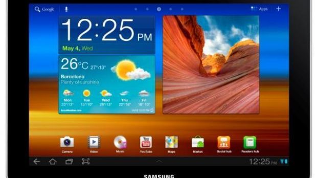 Samsung Gaalxy Tab 10.1 (front)
