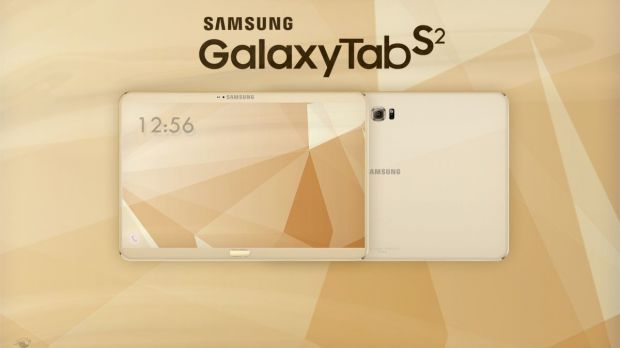 Samsung Galaxy Tab S2 front and back